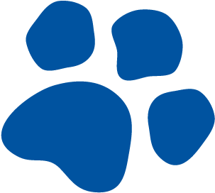 Knino Light - Huellas De Perro Azul (389x358), Png Download
