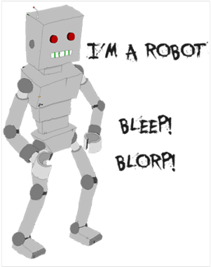 Robot - Curtis The Robot Mug (400x400), Png Download