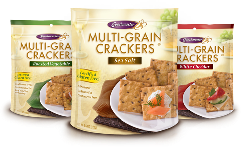 Crunchmaster Game Day Appetizers - Crunchmaster Multi-grain Crackers, Sea Salt - 4.5 Oz (664x326), Png Download