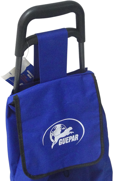 Carrinho De Compras G6 Lona Azul 25kg Guepar - Blue (600x600), Png Download