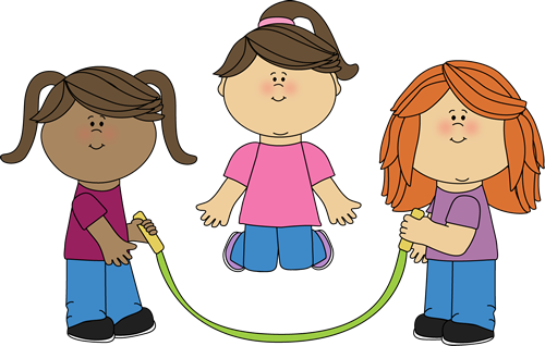 Girls Jumping Rope Clip Art Jump Rope Clipart - Girls Jumping Rope Clipart (500x318), Png Download