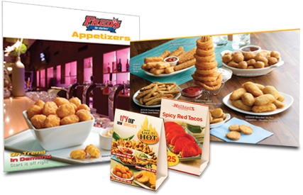 Product Brochure Containing Fred's For Starters Appetizer - Product (490x308), Png Download