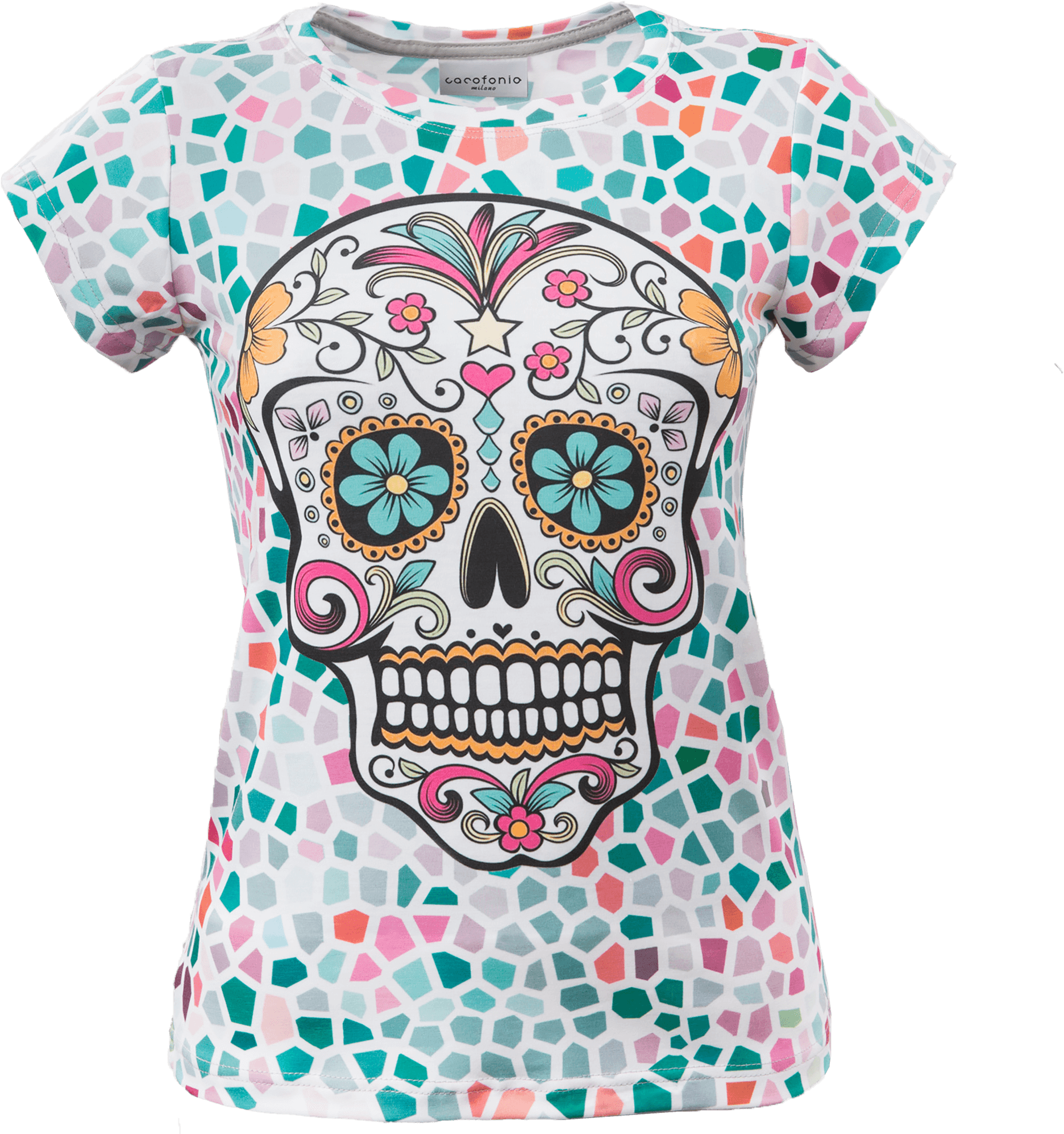 Day Of The Dead Skulls (2000x1999), Png Download