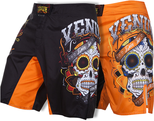 Venum Santa Muerte - Santa Muerte Venum Shorts (500x500), Png Download