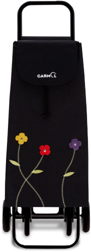 Ver En Tienda - Wózek Na Zakupy G3x3 Flor Bordada 230 Kolor Black, (260x520), Png Download