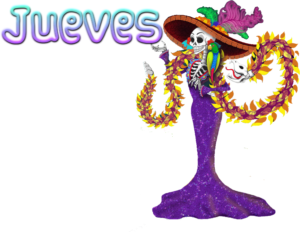 Oración A La Santa Muerte, Para El Día Jueves - Santa Muerte (1600x790), Png Download
