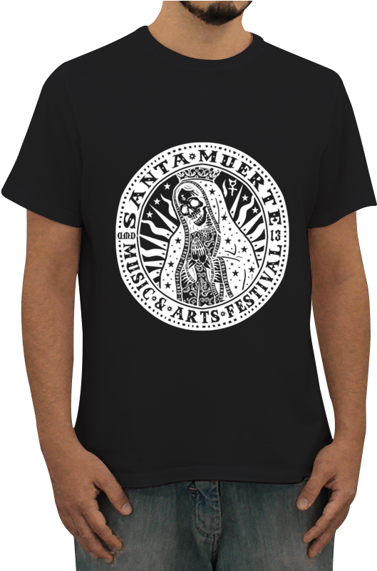 Camiseta Santa Muerte De Gráfica Inovarna - Sunset Riders Camiseta (800x800), Png Download