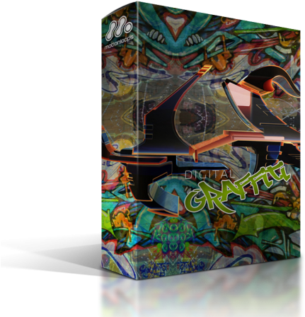 Futuristic Breakdance City Littered With 3d Graffiti - Graffiti (530x480), Png Download