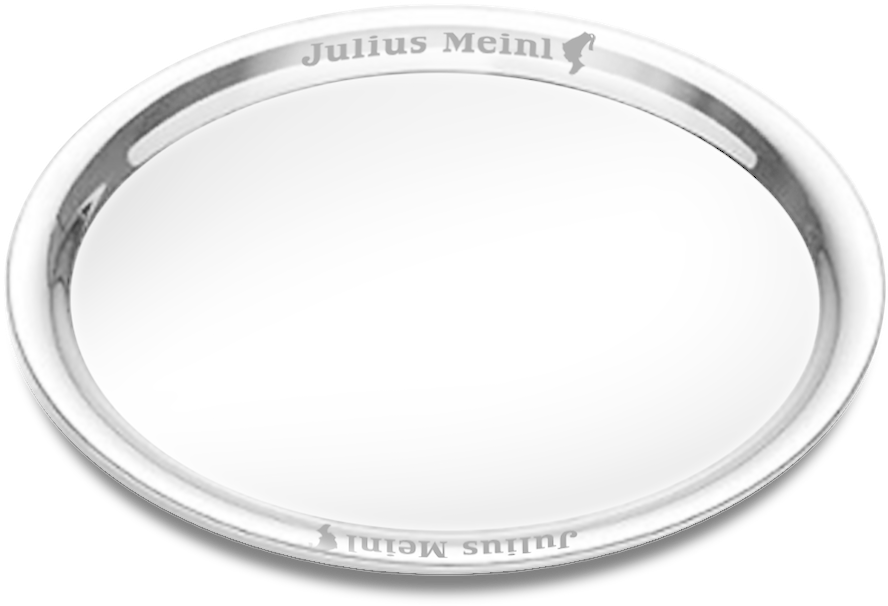 Julius Meinl Silver Serving Tray - Circle (1018x700), Png Download