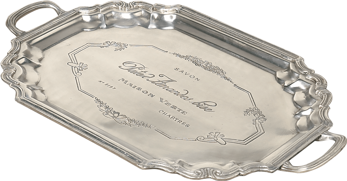Dessau Home Antique Silver Etched French Tray (1200x1200), Png Download