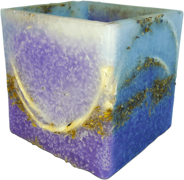 Candlestick Lavender - Vela Cafe Refan (611x600), Png Download