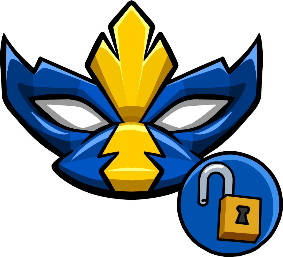 Mask Of Justice Clothing Icon Id - Club Penguin Superhero Mask (962x875), Png Download