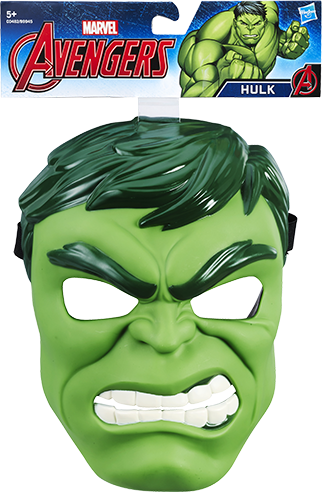 Avengers Hero Mask, D, , Large - Hulk - Basic Mask (322x492), Png Download
