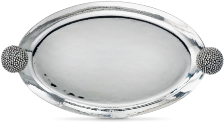 Caviar Cookie Tray - Silver (570x570), Png Download