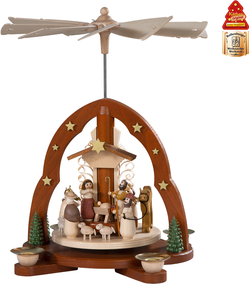 Pyramid "manger Scene" - Christmas Day (1000x1000), Png Download