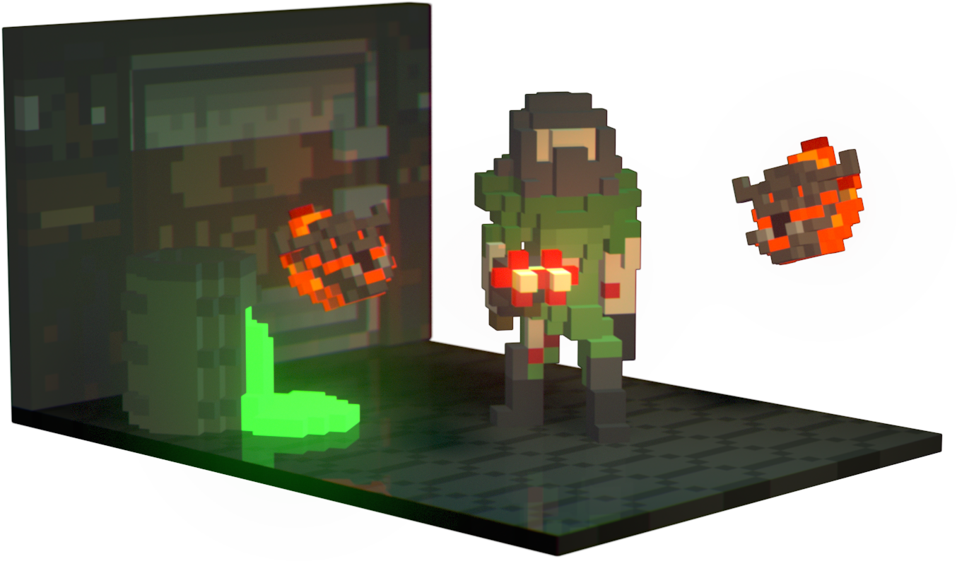 Voxel Futuristic City - Video Game (1600x900), Png Download