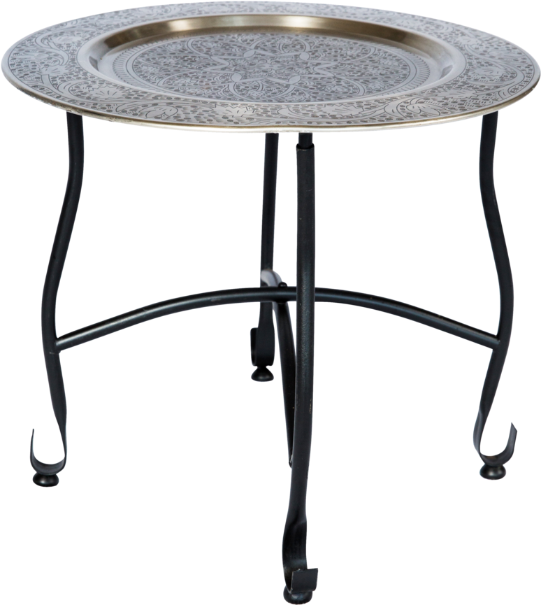 Silver Tray Top Side Table (1000x1500), Png Download