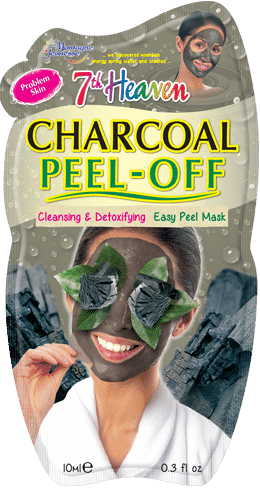 Charcoal Peel Off - 7th Heaven Charcoal Peel Off Mask (260x488), Png Download