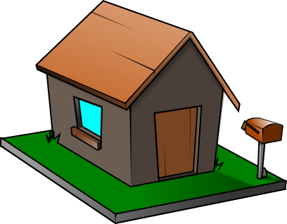 House Clipart - Dwelling Clipart (408x318), Png Download