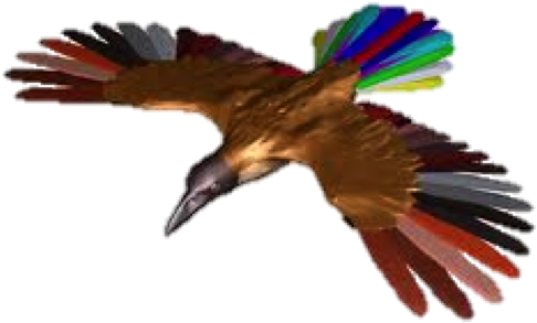 The Bird Of Happiness - Glogster (540x406), Png Download