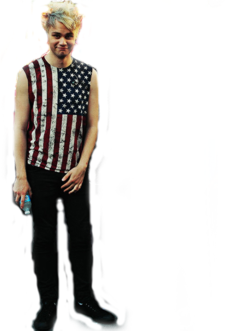 Michael Clifford Kissing Transparent - Png De Michael Clifford (500x650), Png Download