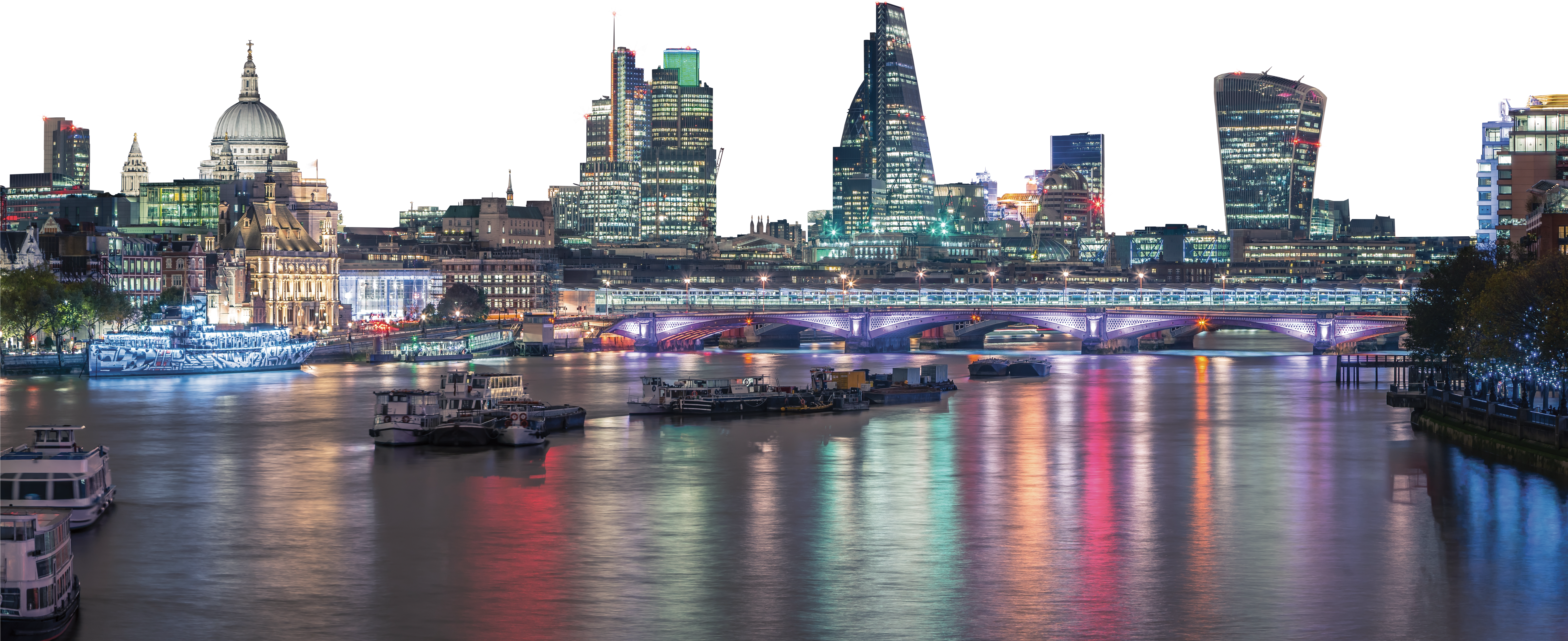 City Of London (7742x3424), Png Download
