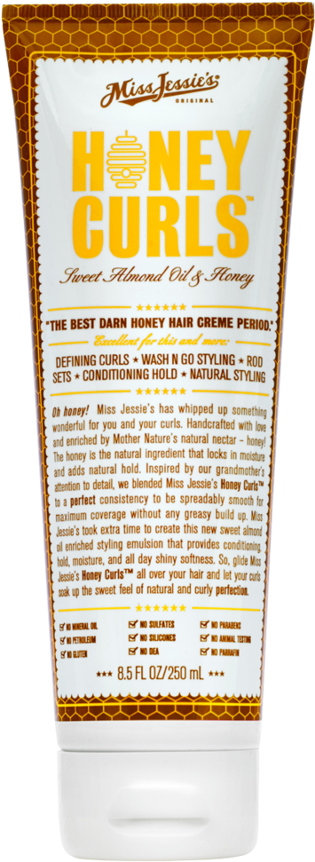 Earth’s Nectar Honey Curls Curling Agent (1029x1200), Png Download