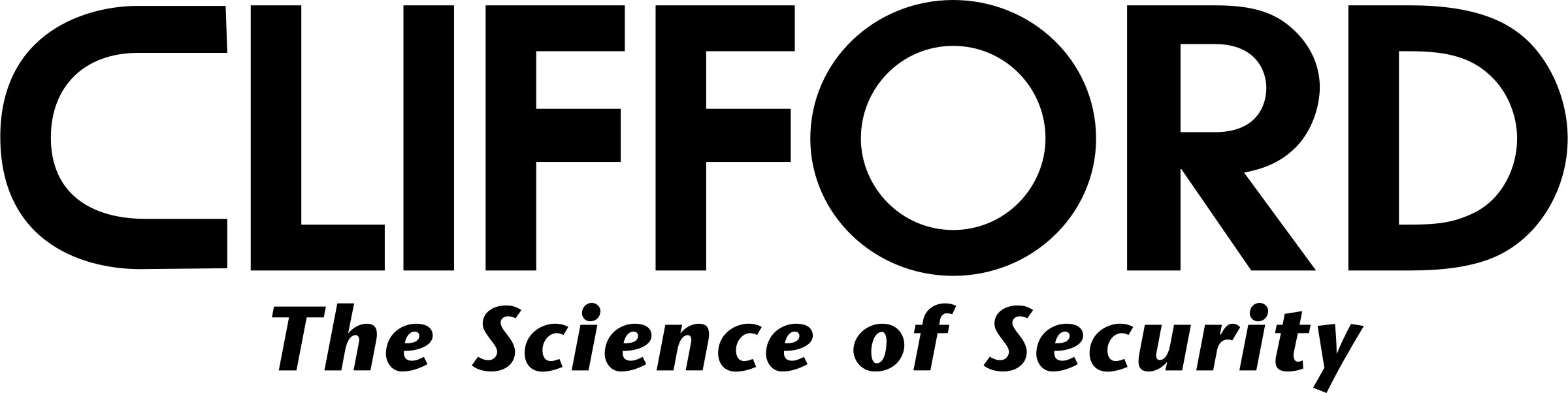 Clifford Logo Png Transparent - Clifford Alarm (2400x602), Png Download