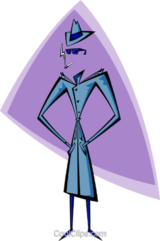 Invisible Man Royalty Free Vector Clip Art Illustration - Clip Art (320x480), Png Download