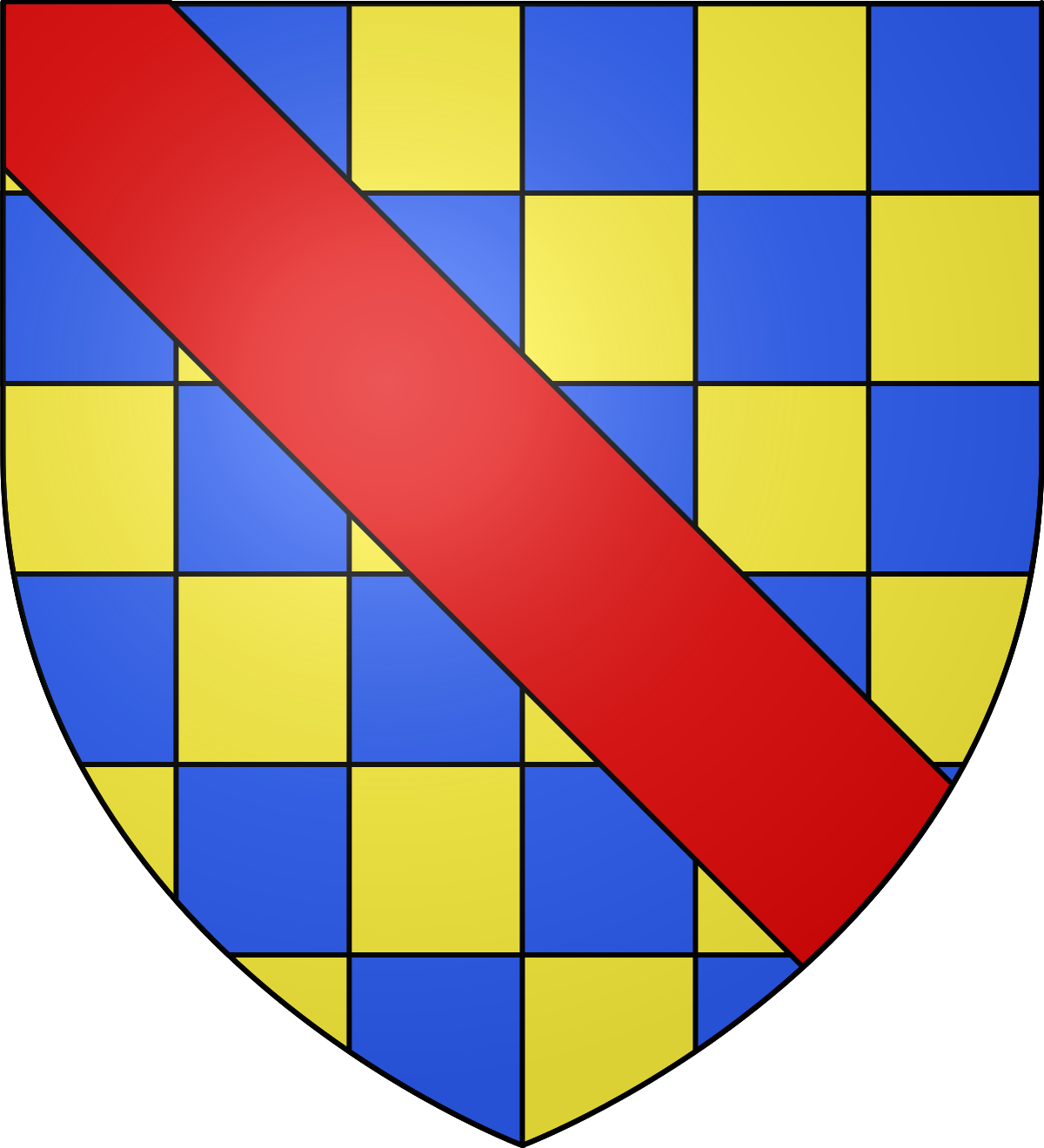 Bernard De St Valery Coat Of Arms (1200x1320), Png Download