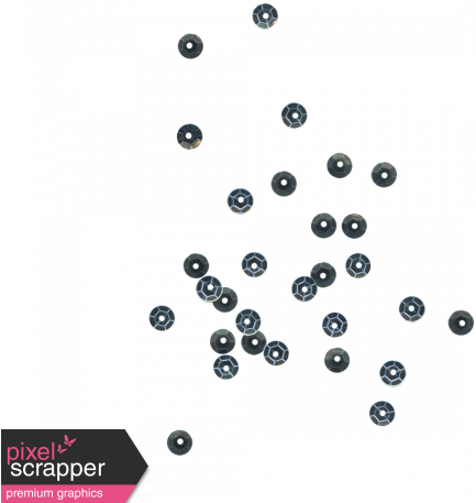 Sequins 001 - Scatter Template - Digital Scrapbooking (456x456), Png Download
