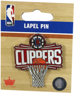 La Clippers Logo Board Pin - Golden State Warriors Utah Jazz 2017 Nba Playoffs Second (360x480), Png Download