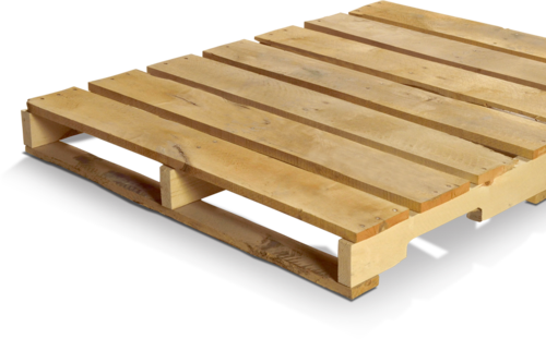 Four Way Wooden Pallet - Wood Palette (500x311), Png Download