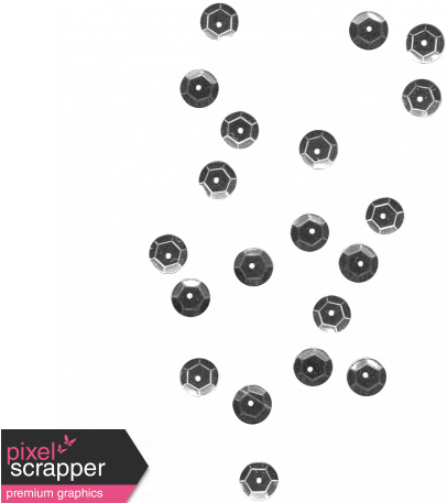 Sequins 007 - Scatter Template - Digital Scrapbooking (456x456), Png Download