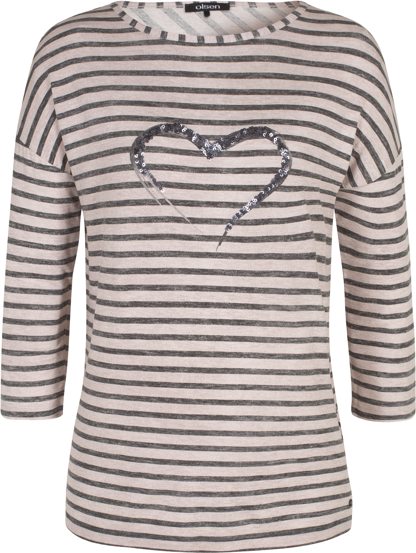 T-shirt Sequins - Dark Shadow - T-shirt (1652x1990), Png Download