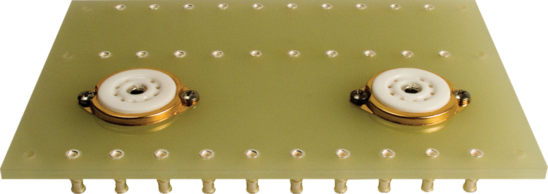 2 X 9 Pin Socket, 3 Rows Of Lugs - Amplified Parts Terminal Board 2017 (800x284), Png Download