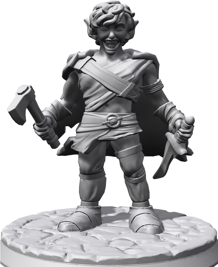 Halfling Class - Download (719x888), Png Download
