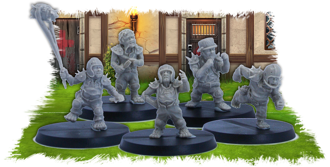 Ig Iron Golems Fantasy Football Halfling Team 4 - Iron Golems Flings (680x356), Png Download