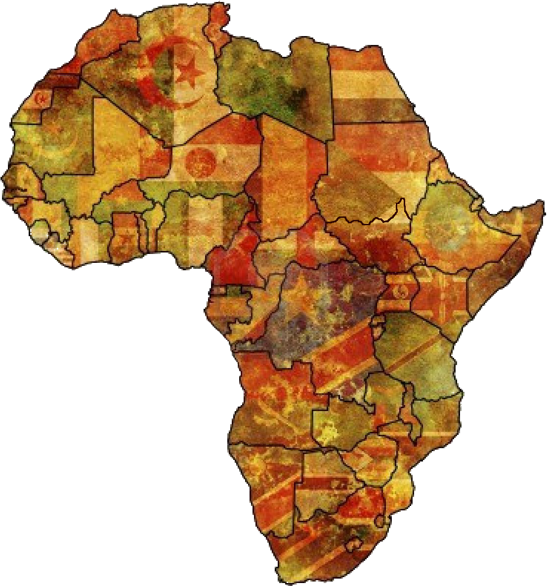 Go To Image - Niger Map And Flag (1131x1200), Png Download