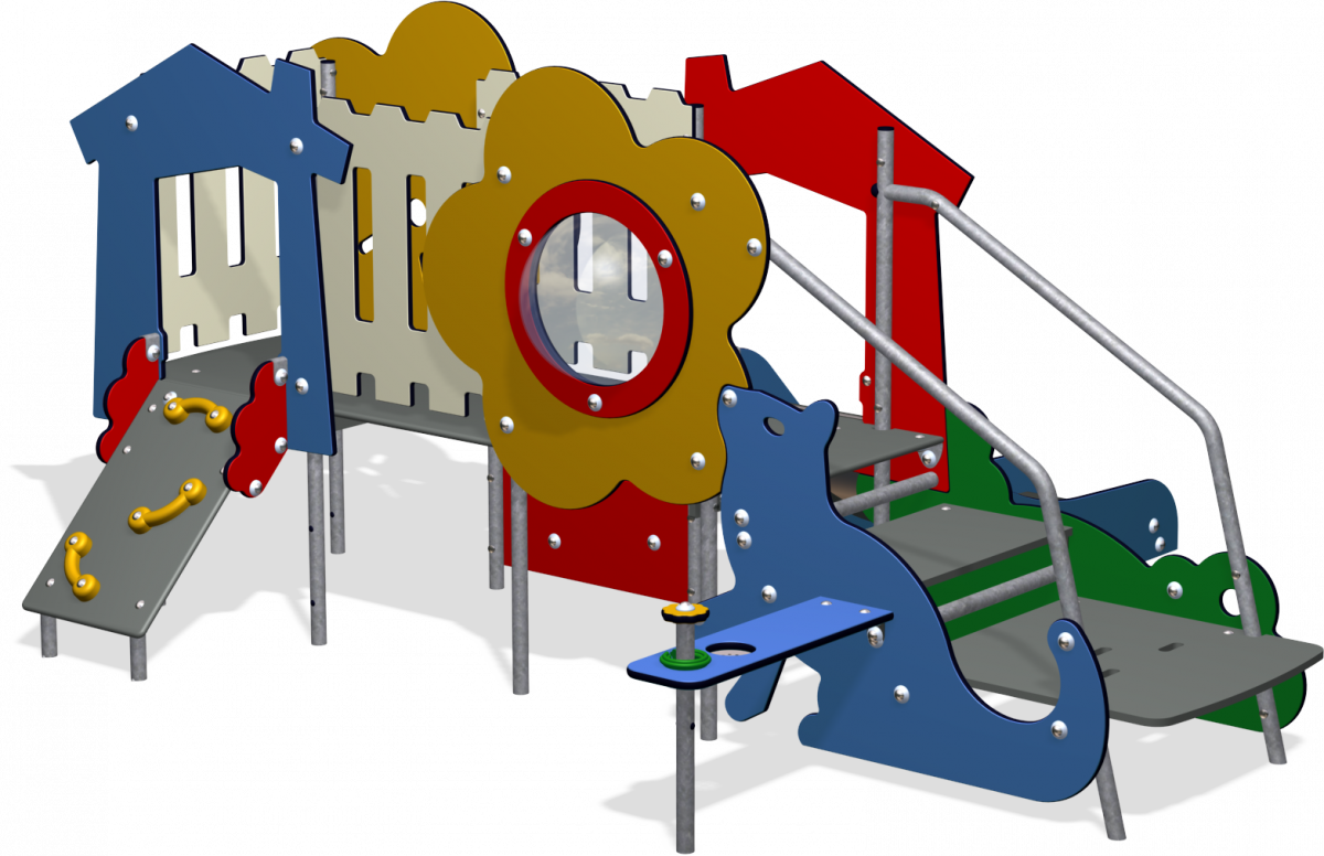 Download - Playground Slide (1200x776), Png Download