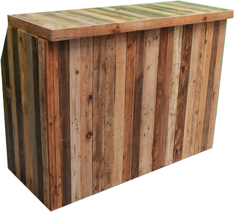 1 Pallet Wood Bar Hire 30 1 - London (600x600), Png Download