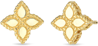 Roberto Coin Small Stud Earrings - Earring (800x800), Png Download