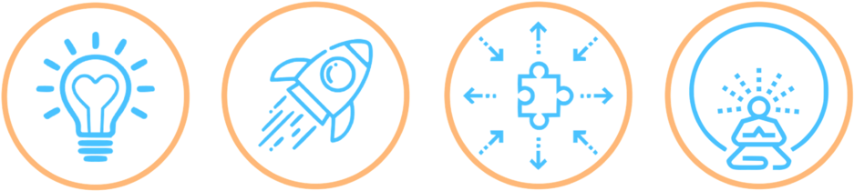 Four Circles Ceit Banner Size - Portable Network Graphics (1000x244), Png Download