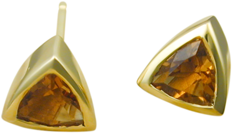 Stud Earring With Citrine - Earrings (1024x768), Png Download