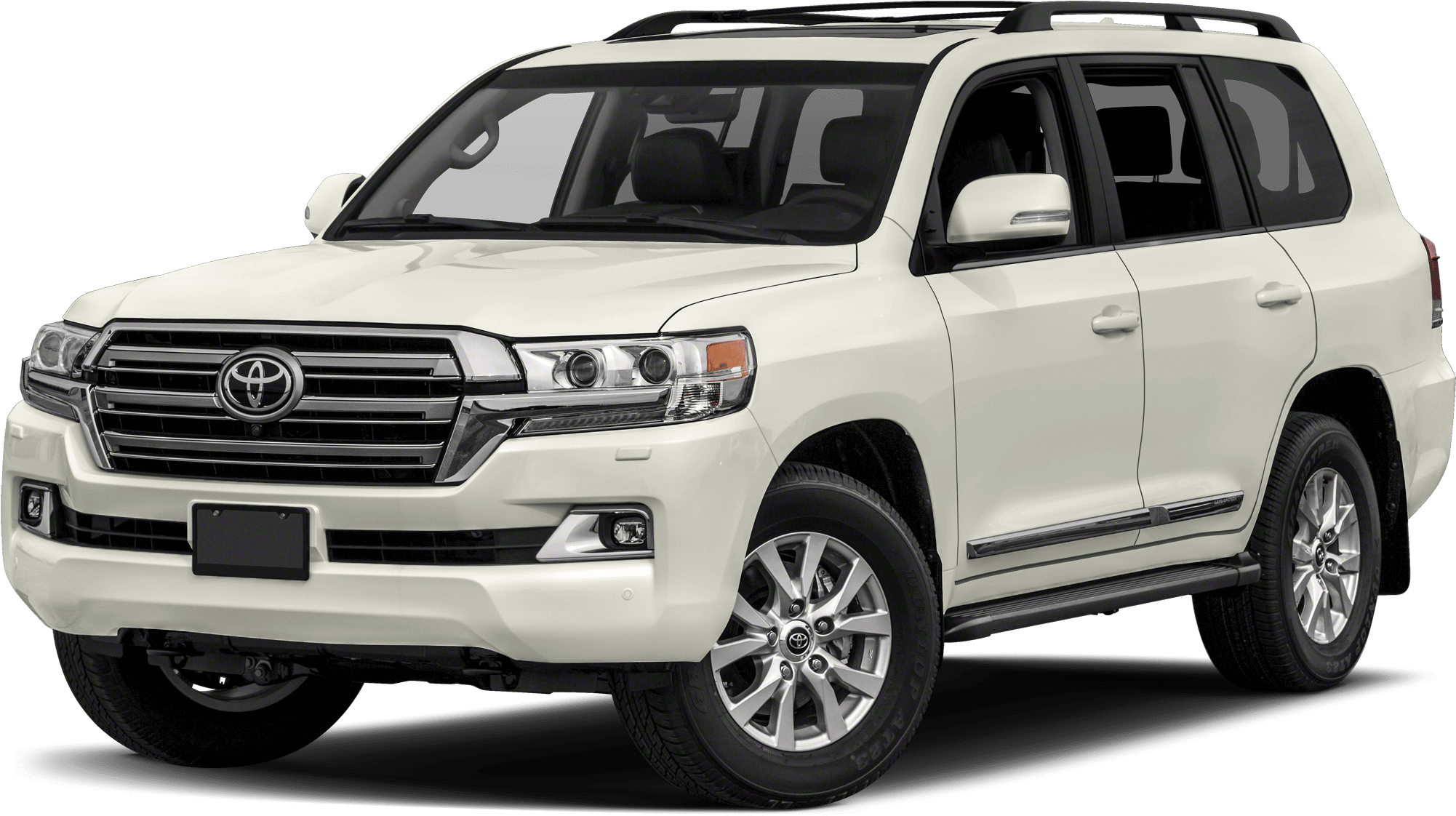 Featuring 2018 Toyota Land Cruiser - Toyota Land Cruiser 2018 White (569x350), Png Download