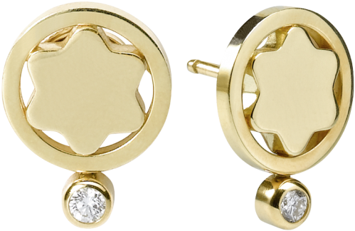Montblanc 4810 Stud Earrings - Mont Blanc Earring (500x500), Png Download