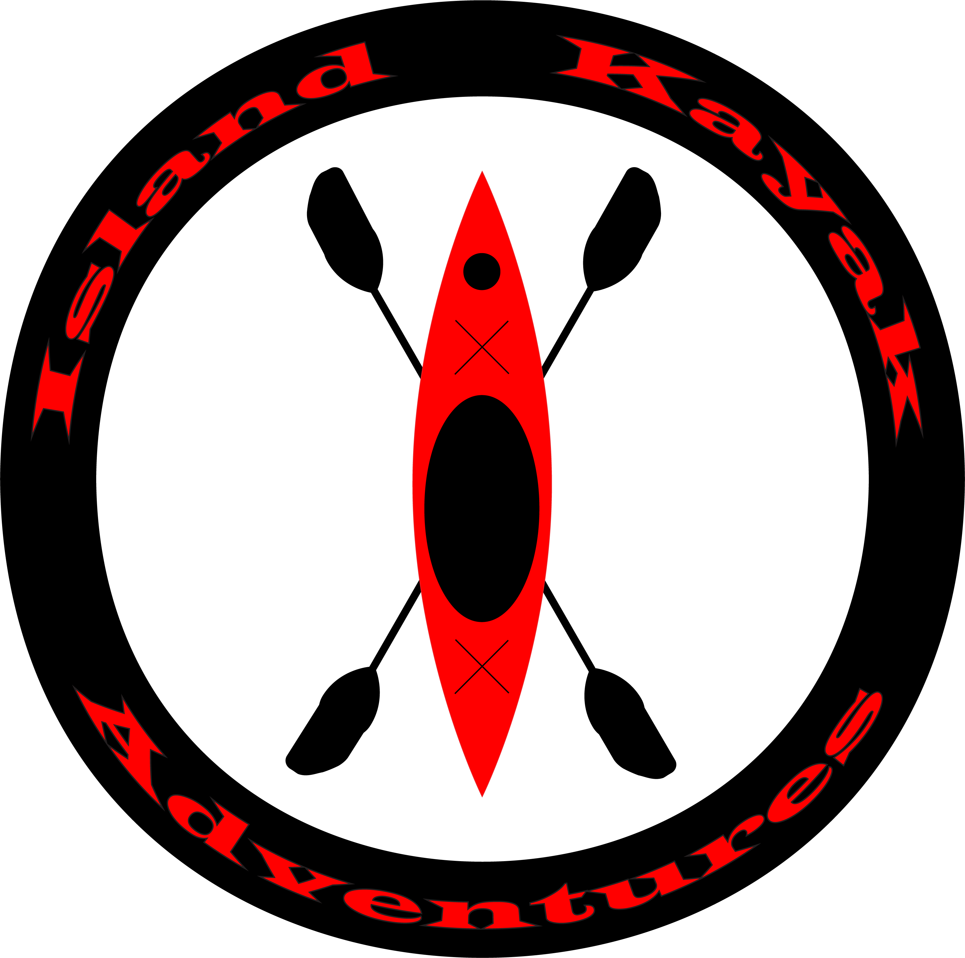 Island Kayak Adventures Logo - Himachal Institute Of Dental Sciences (3200x3175), Png Download