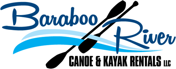 Baraboo River Canoe And Kayak Logo 322 Sticky Trans - Baraboo River Canoe & Kayak Rentals (644x322), Png Download