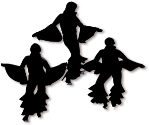 Three-singers - Mamma Mia Silhouette Png (500x773), Png Download