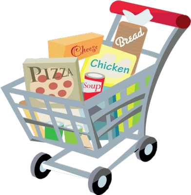 Carrito De Compras Clipart - Full Shopping Cart Png (400x400), Png Download